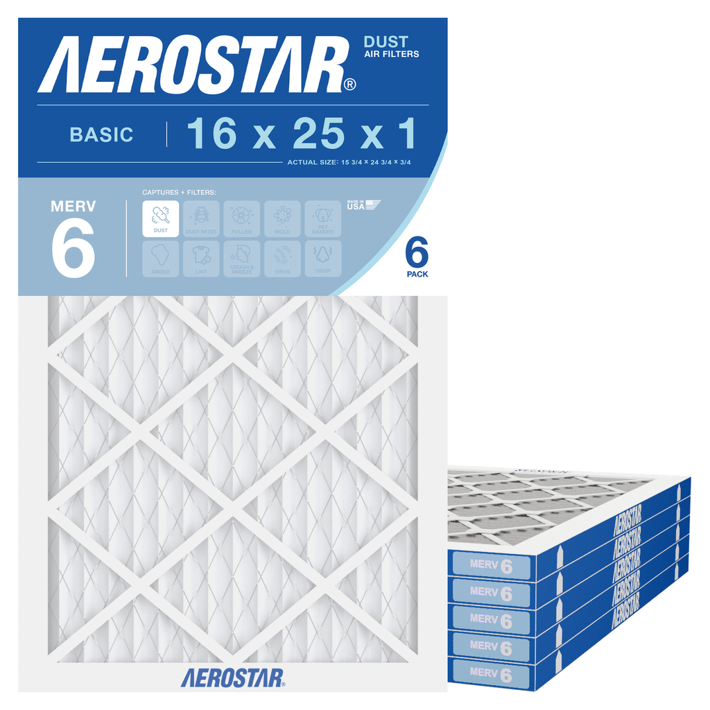 16x25x1 Aerostar Air Filter